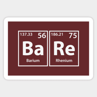 Bare (Ba-Re) Periodic Elements Spelling Sticker